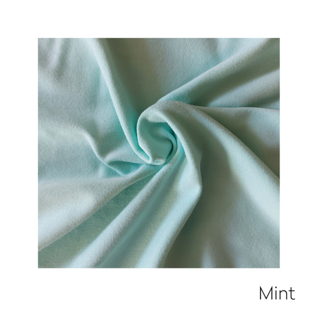 Top s nariasenými rukávmi v zľave vo farbe mint - Image 2